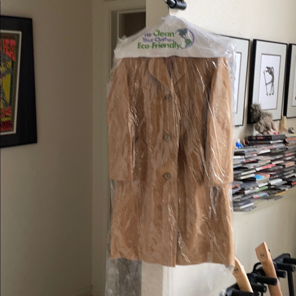 Vintage Wool Camel Coat